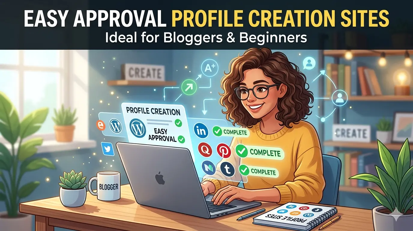 Easy Approval Profile Creation Sites Ideal for Bloggers and Beginners