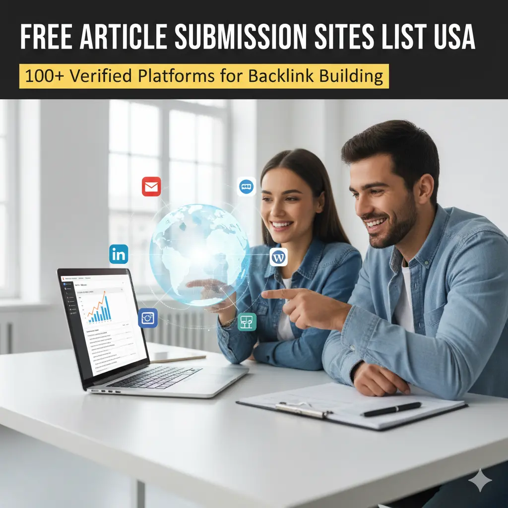 Free Article Submission Sites List USA