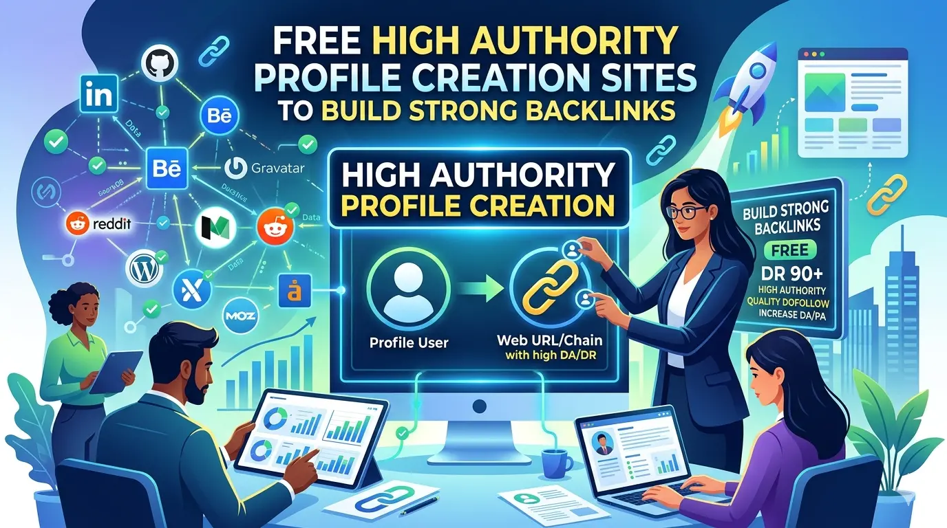 Free High Authority Profile Creation Sites to Build Strong Backlinks