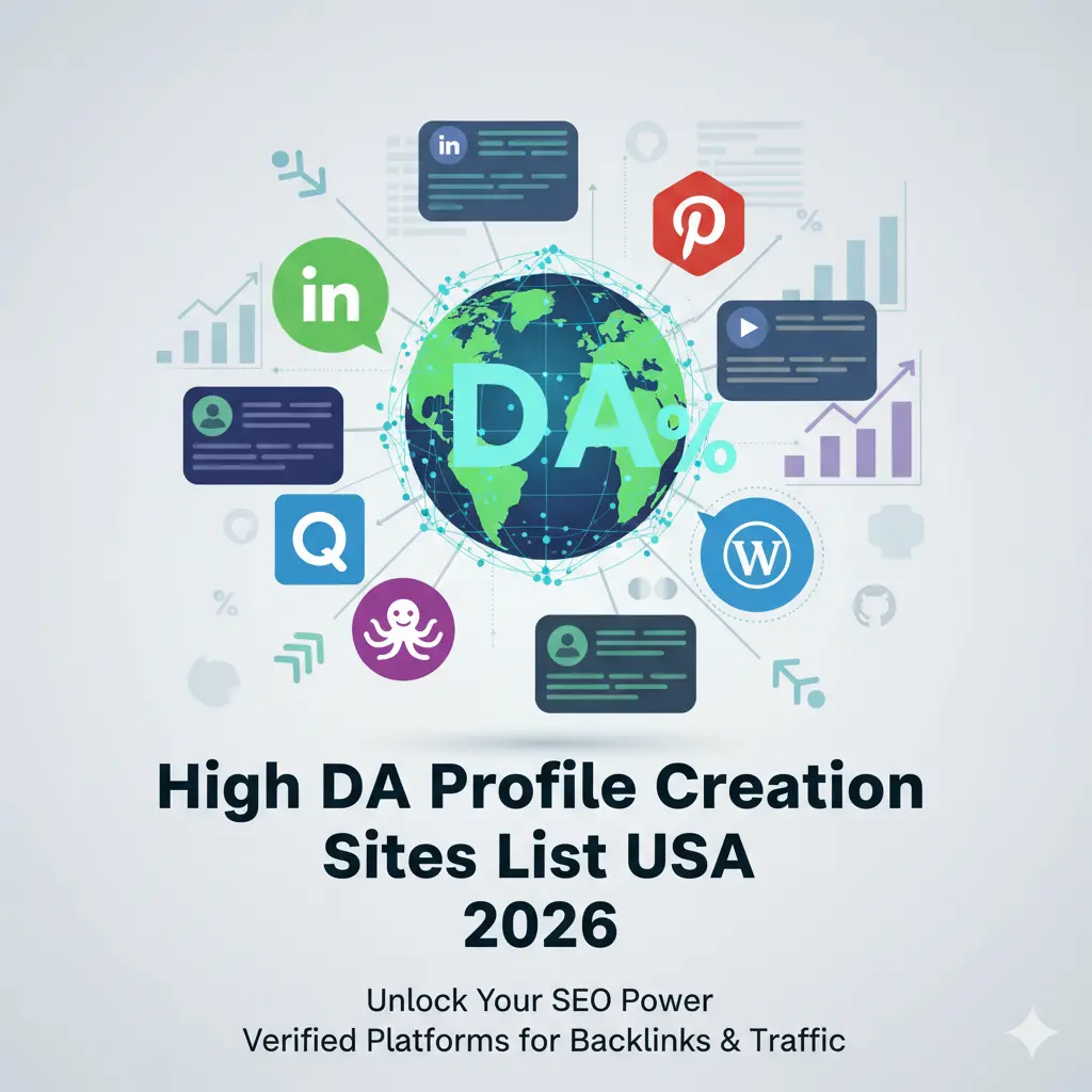 High DA Profile Creation Sites List USA