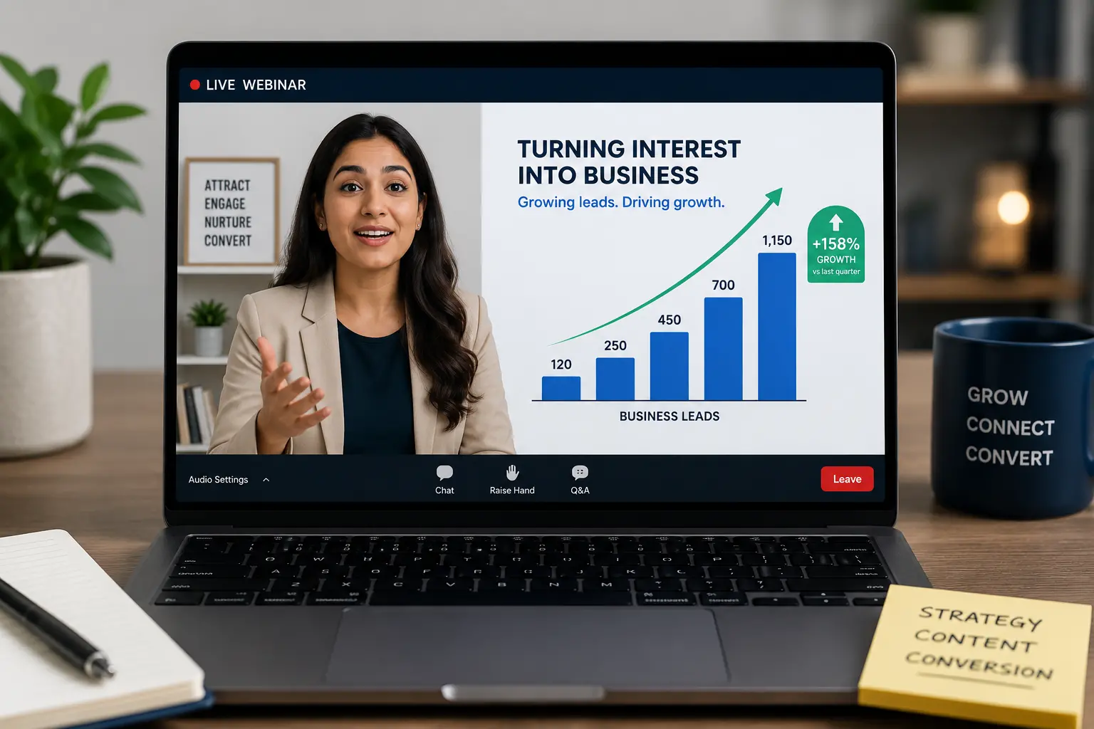 How to Use Webinars to Generate Business Leads