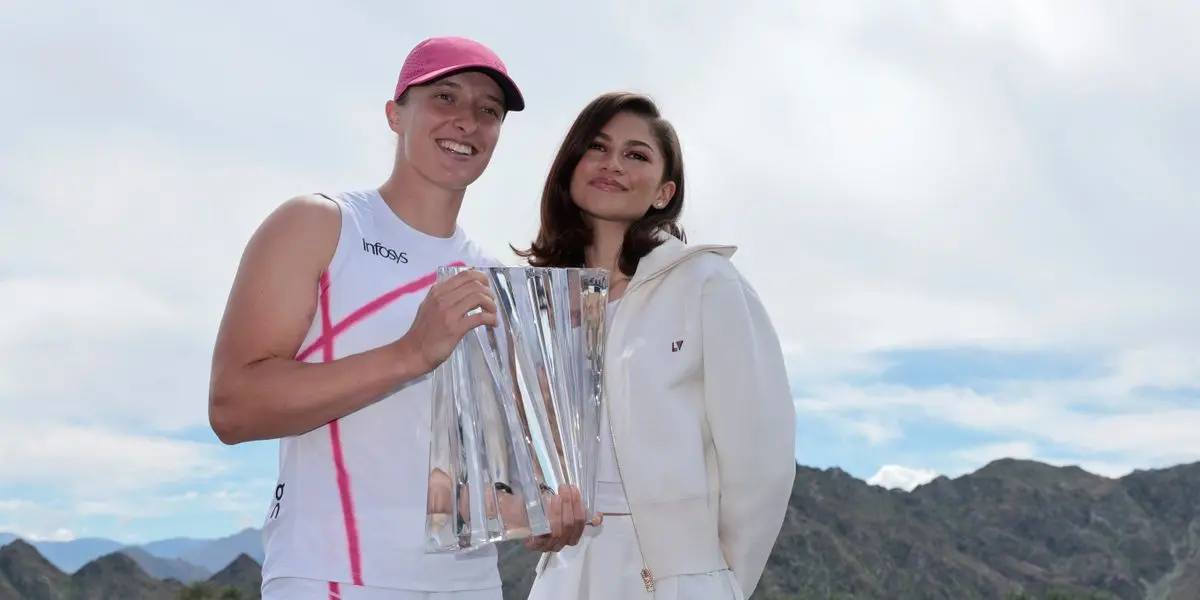 Zendaya beim Tennisturnier: Iga Świątek lobt Hollywoodstar nach Auftritt in Indian Wells